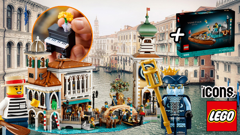 LEGO Venedig Venezianisches Viertel 11388 GWP Wasserrtaxi 40898 Titel
