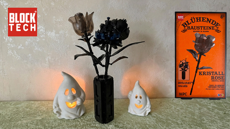 Block Tech Halloween Blumen Review Titel