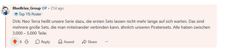 Bluebrixx Produktentwicklung Neo Terra Cyberpunk