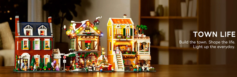 Town Life Lumibricks Banner